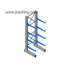 Adjustable and steady heavy duty sheet metal holding cantilever crack metal display rack wall mounted